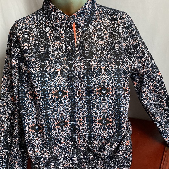 Joe fresh printed dress shirt Cotten - Picture 10 of 12